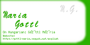 maria gottl business card